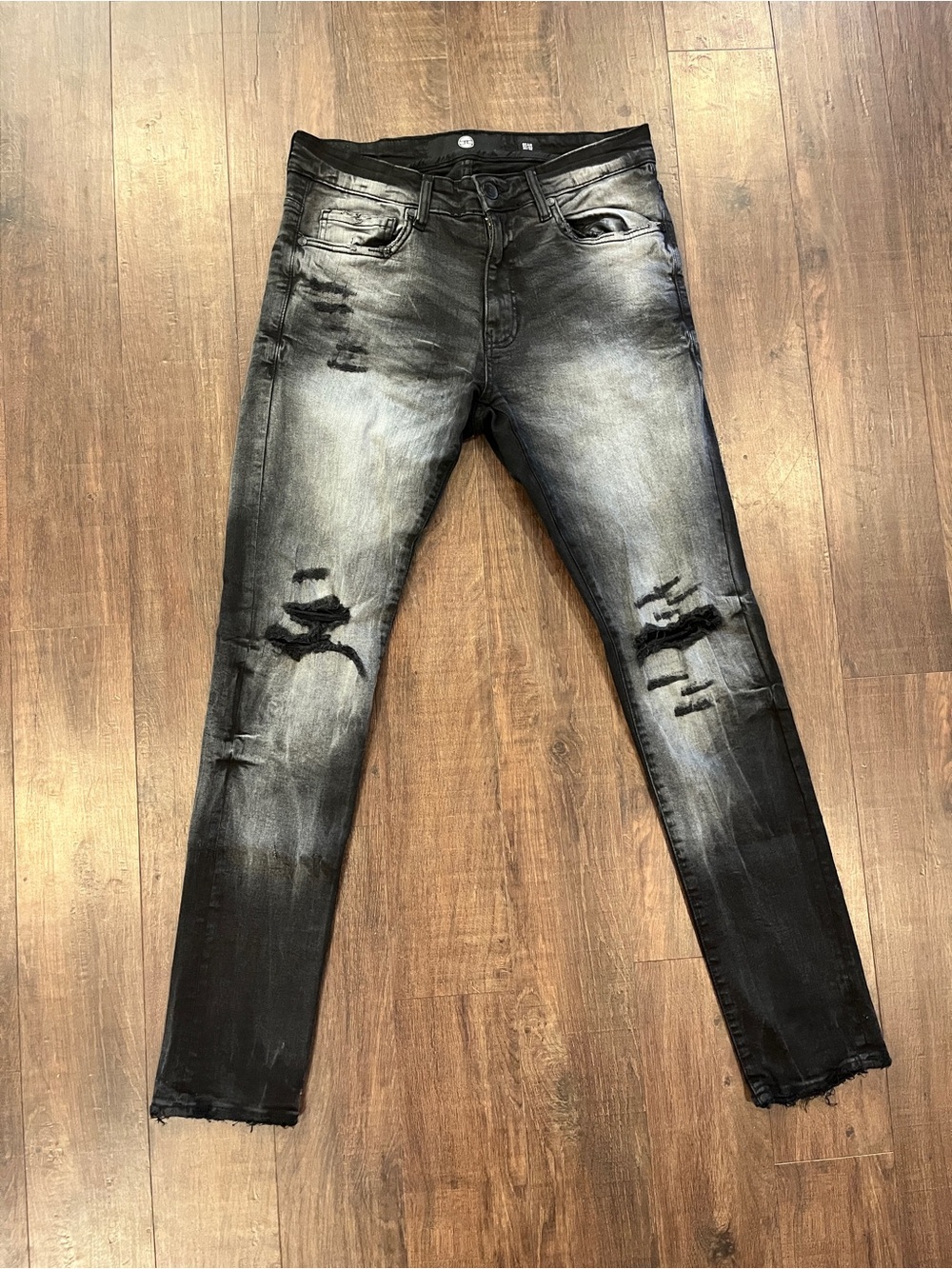 Jordan Craig Legacy Edition Sean Splatter Jeans Mens Size 32x32 Dark Distressed